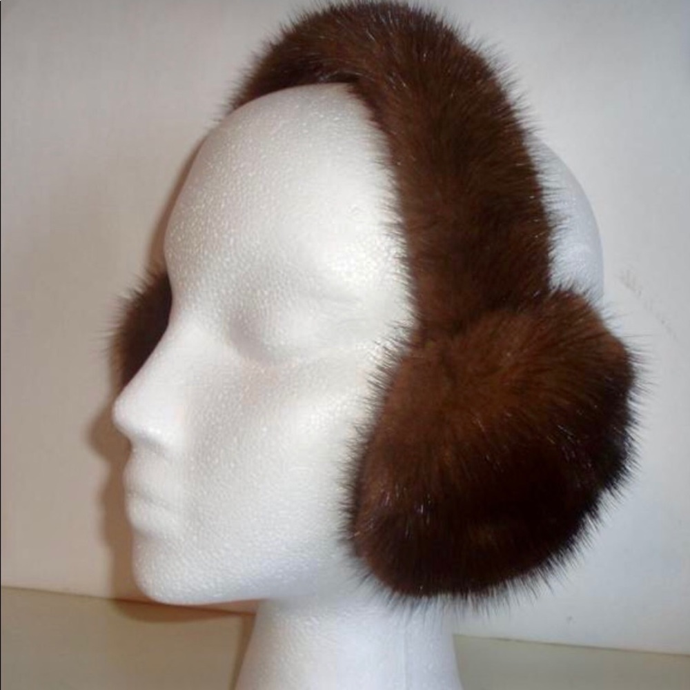 Mink earmuffs, authentic Surell